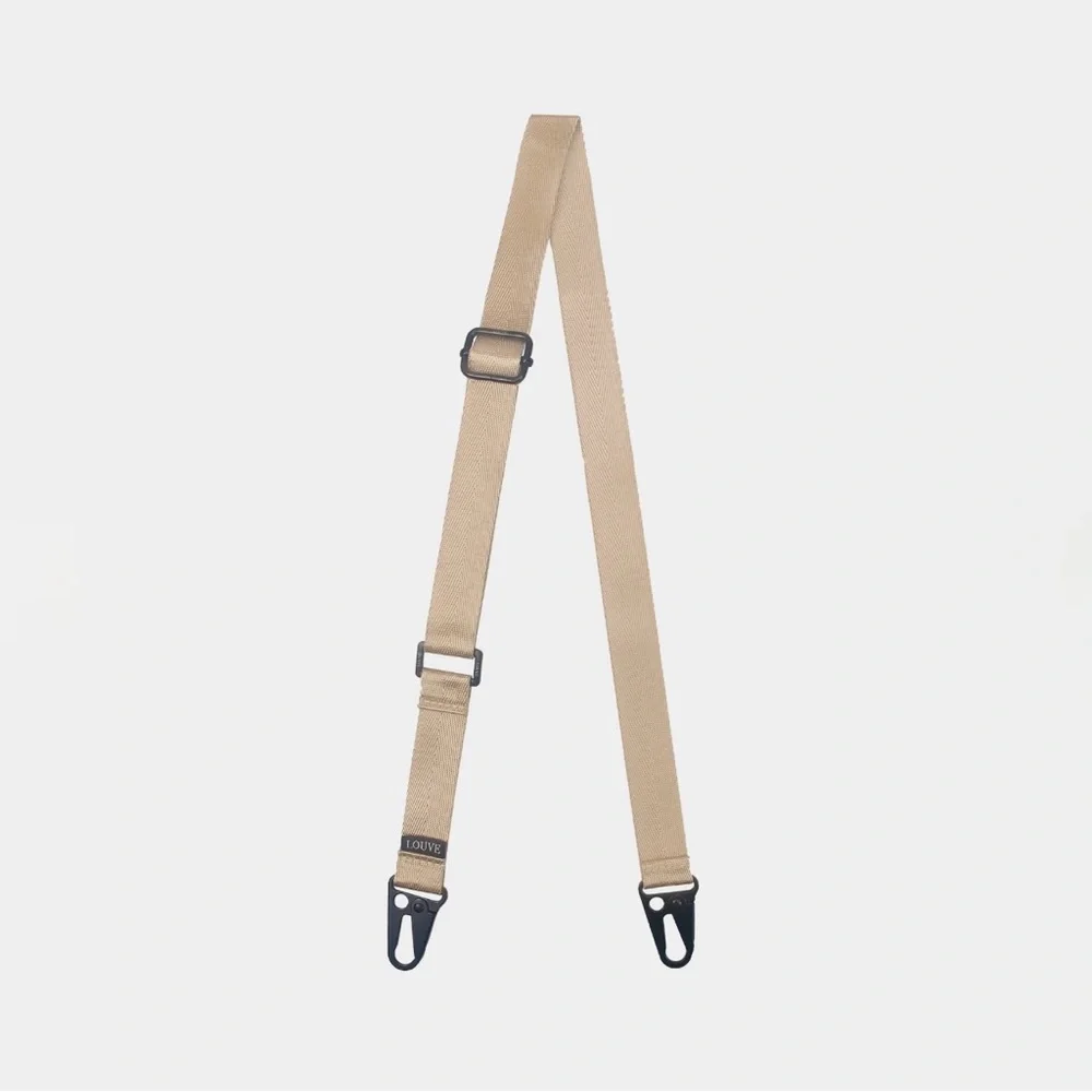 LOUVE COLLECTION Latte Love Nude Crossbody Phone Lanyard